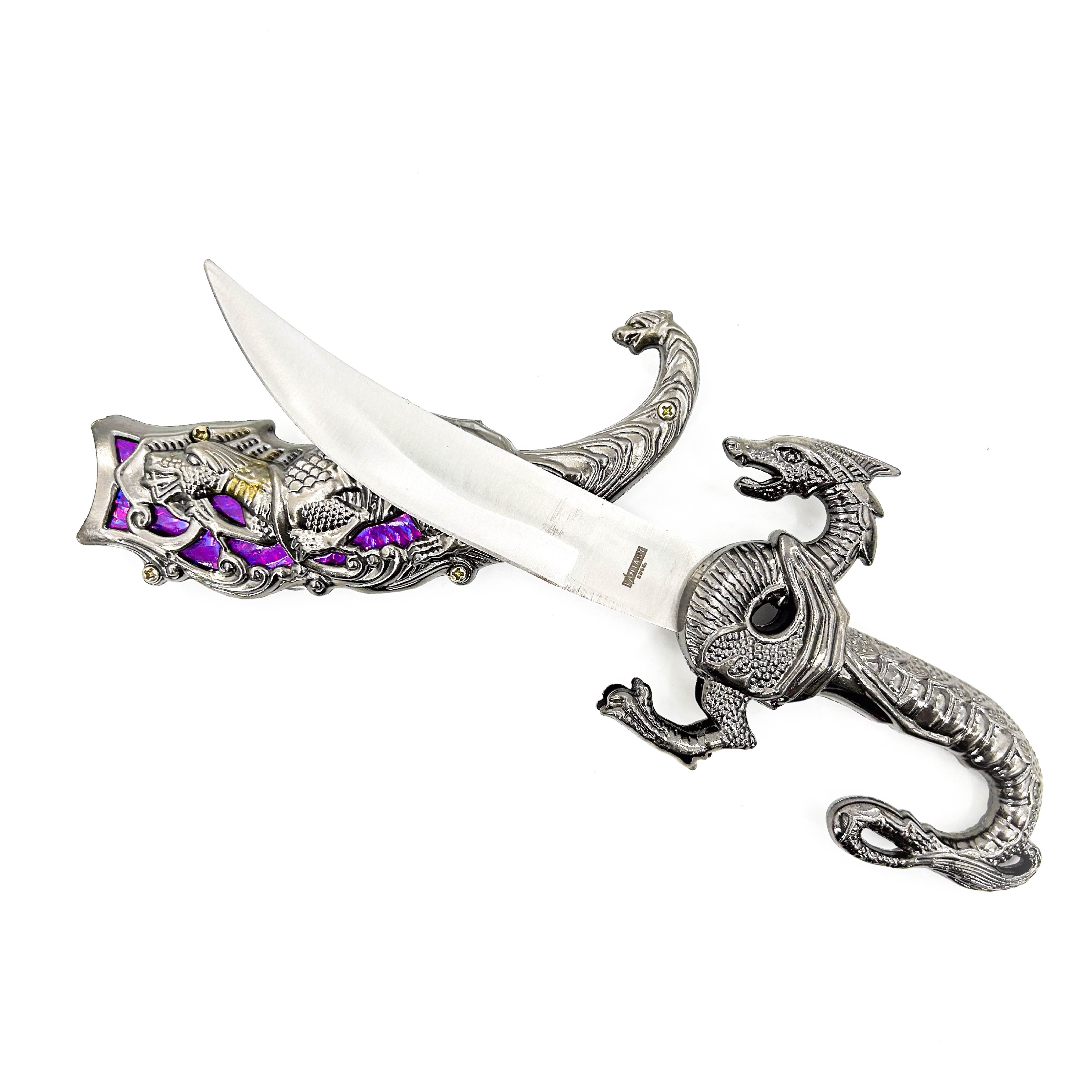 Enchanted Twilight Purple Dragon Dagger Dagger - Tophatter Daily Deals