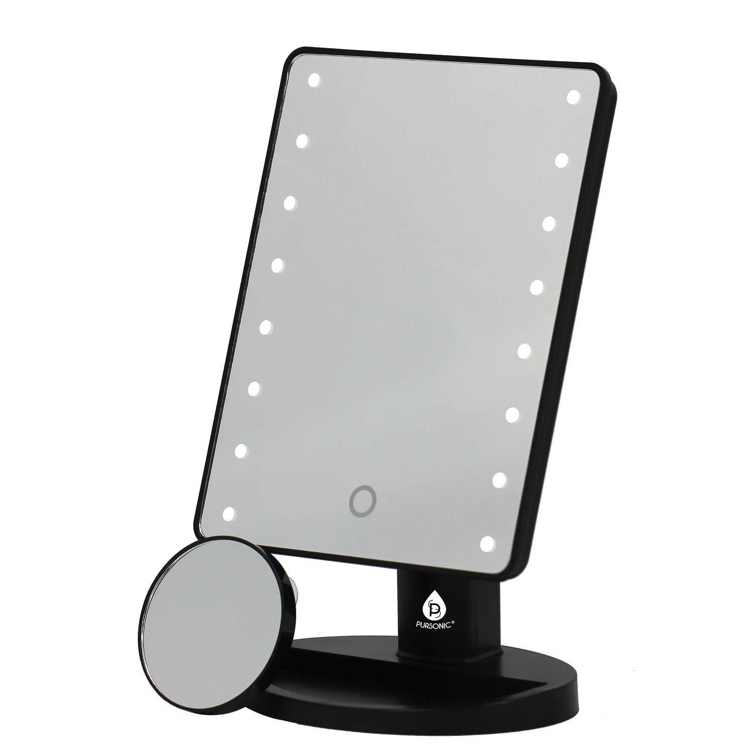 Pursonic LED Lighted Vanity Makeup Mirror Mirrors - Tophatter Daily Deals