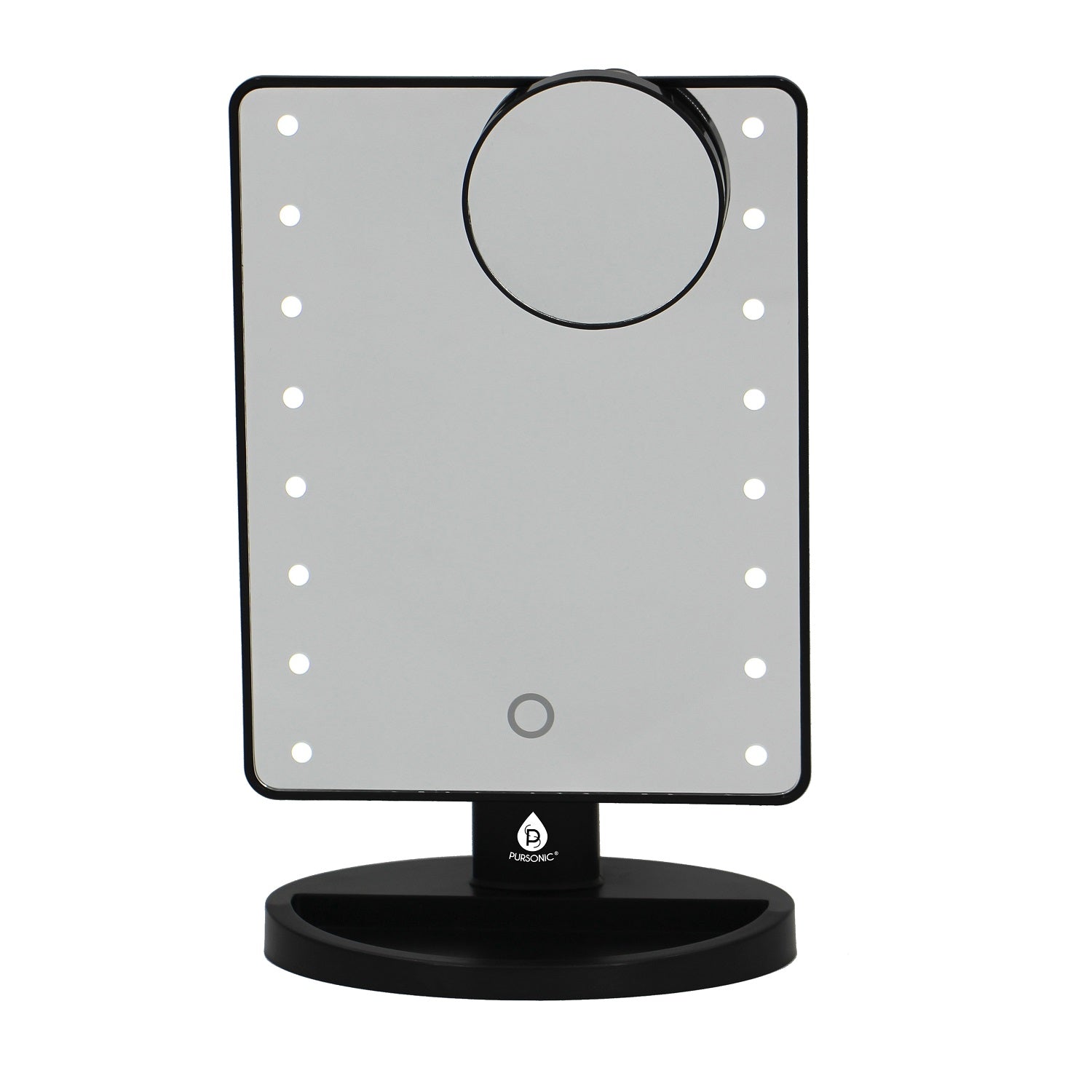 Pursonic LED Lighted Vanity Makeup Mirror Mirrors - Tophatter Daily Deals