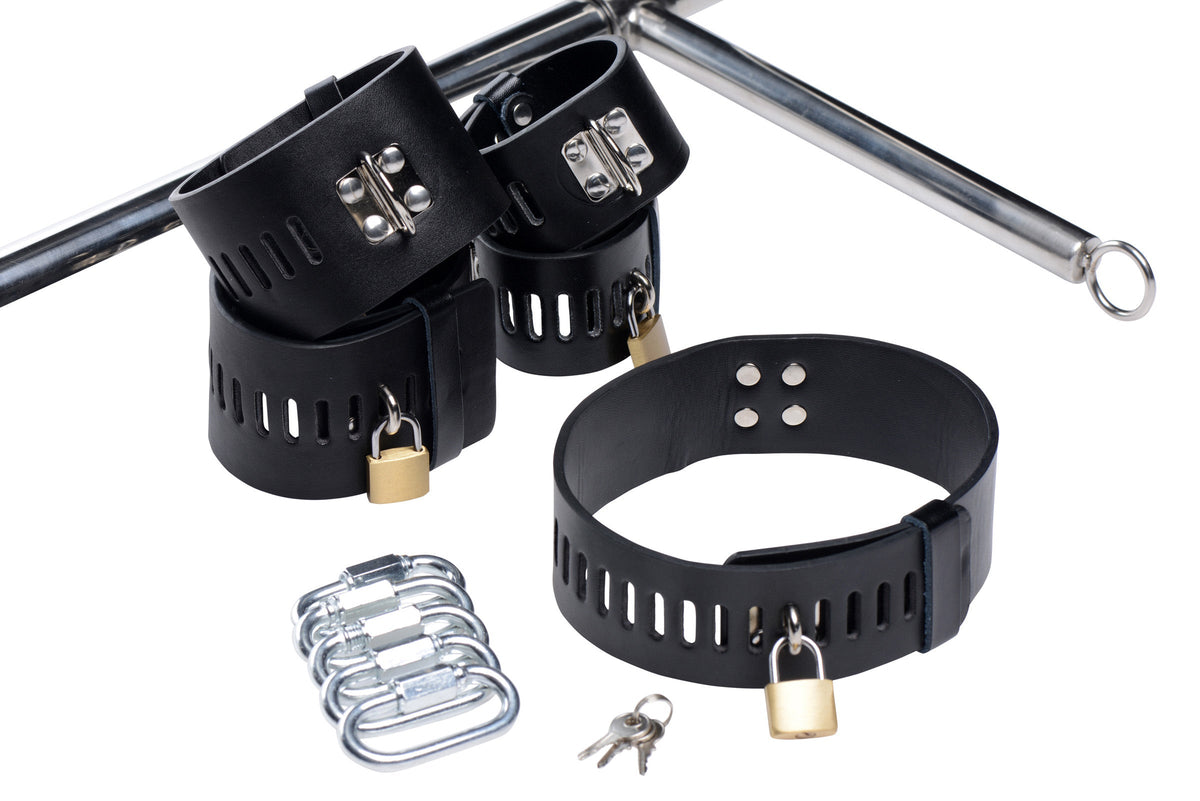 Master Series Imprisoned Metal Stockade with Dildo for Adventurous Couples > Sex Toys > Sex Furniture - Tophatter Daily Deals