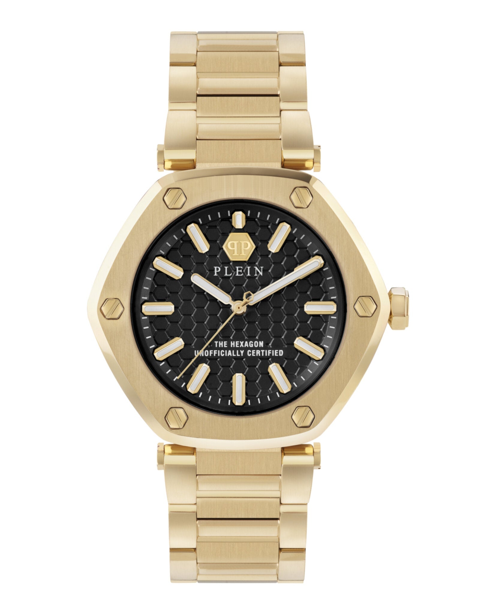 Philipp Plein The Hexagon Bracelet Watch Gold Watches - Tophatter Daily Deals