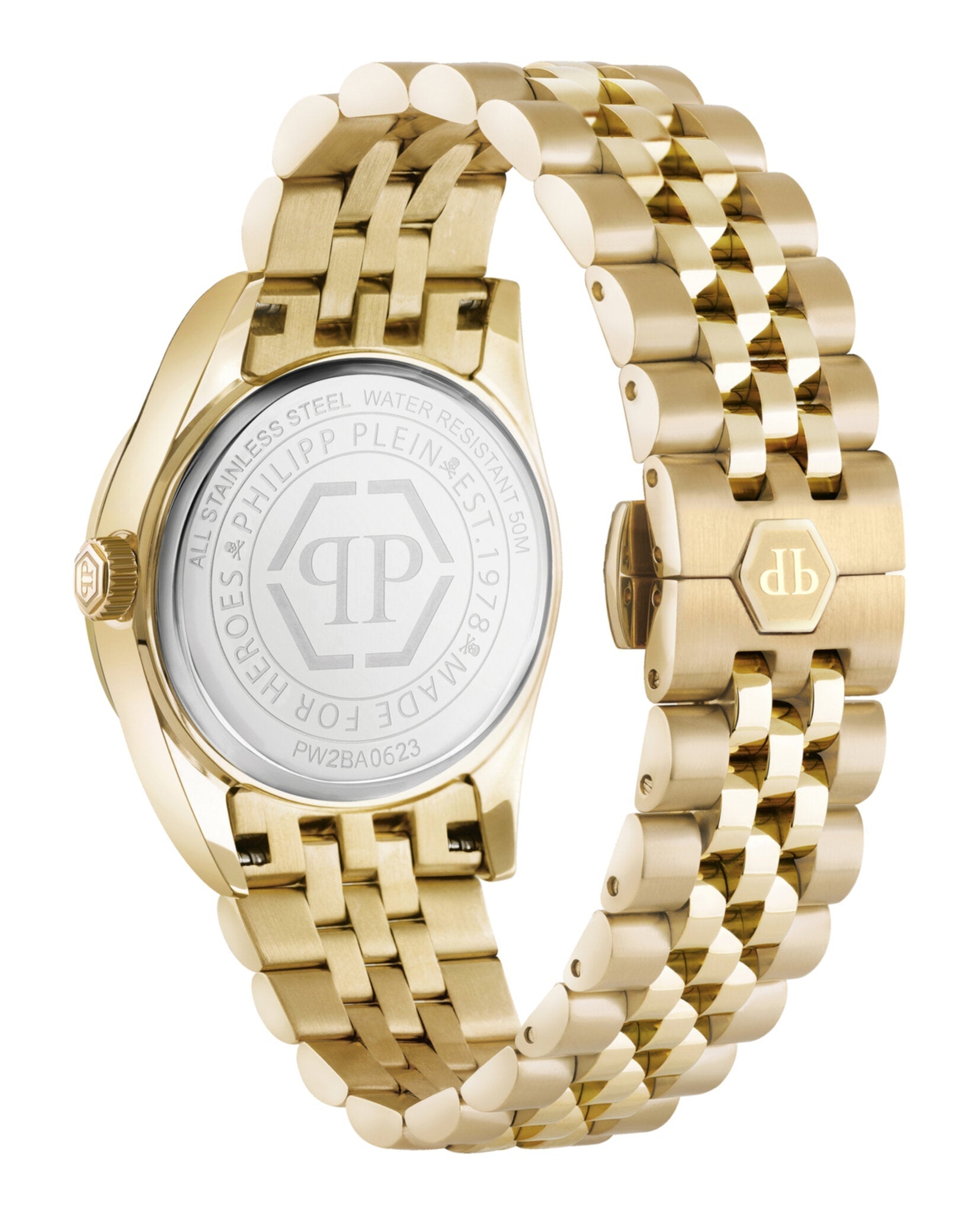 Philipp Plein Date Superlative Crystal Watch Watches - Tophatter Daily Deals