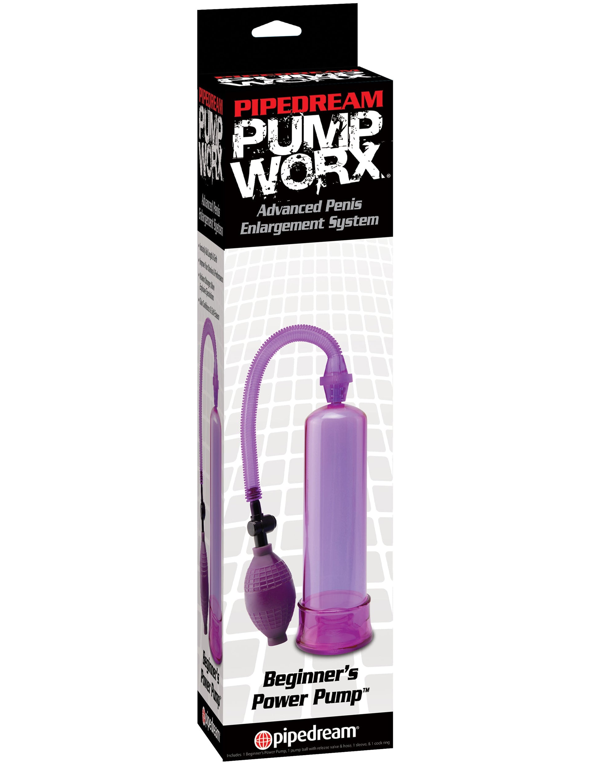 Pump Worx Beginners Power Pump (Purple) – Penis Pump > Pumps > Penis Pumps - Tophatter Daily Deals