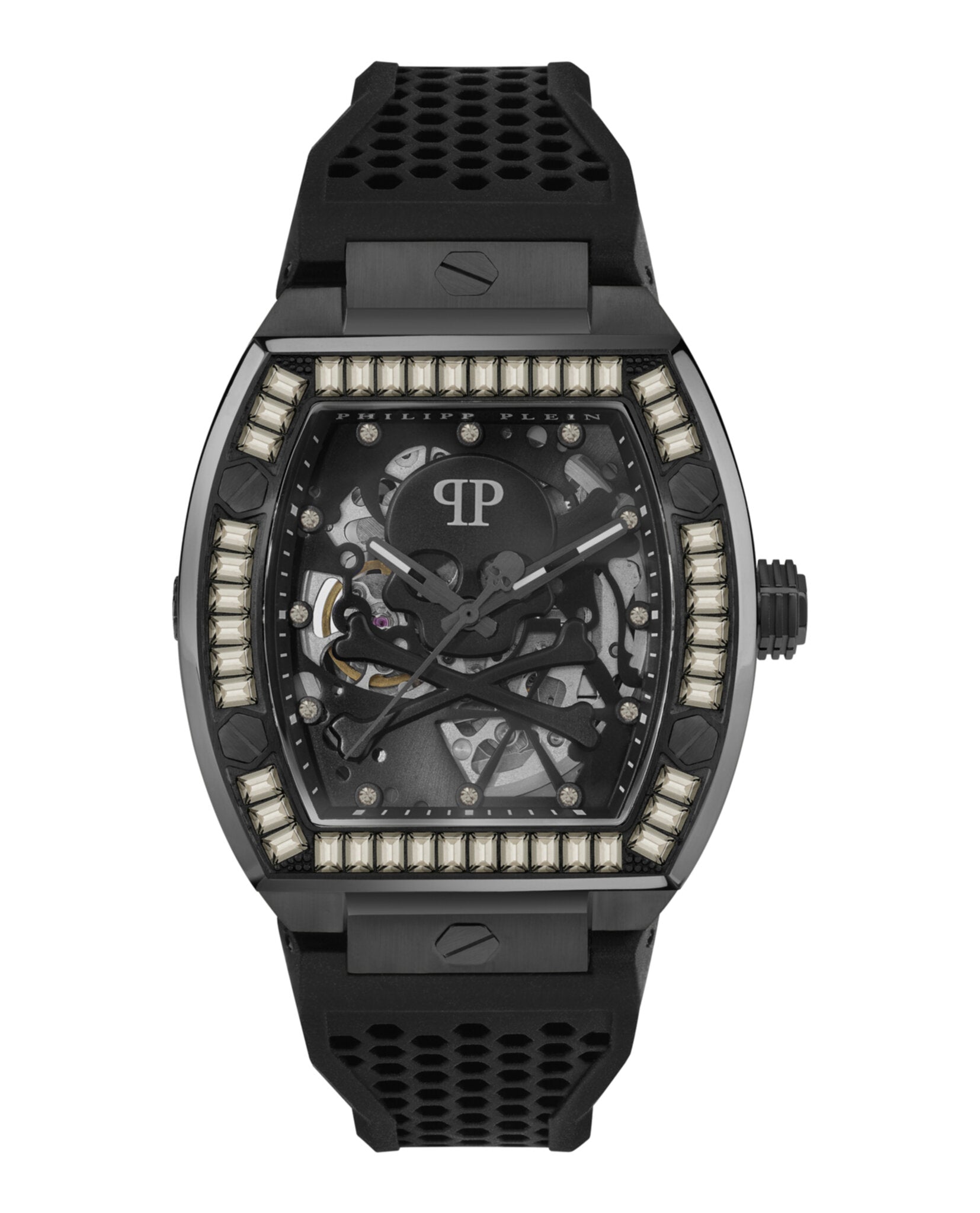 Philipp Plein The $keleton Automatic Watch Black Watches - Tophatter Daily Deals