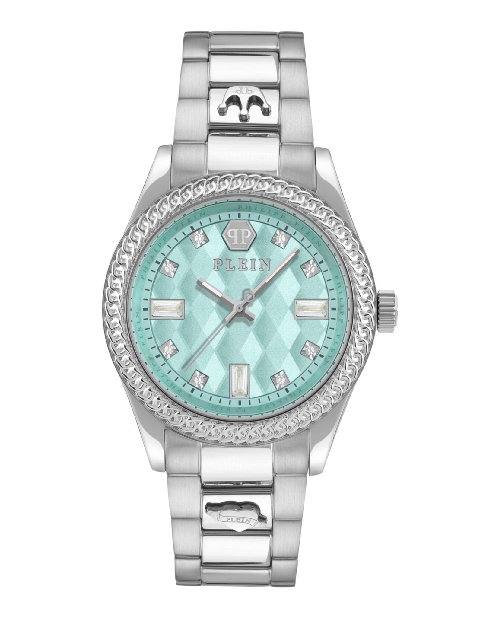 Philipp Plein Queen Crystal Watch Stainless Steel Watches - Tophatter Daily Deals