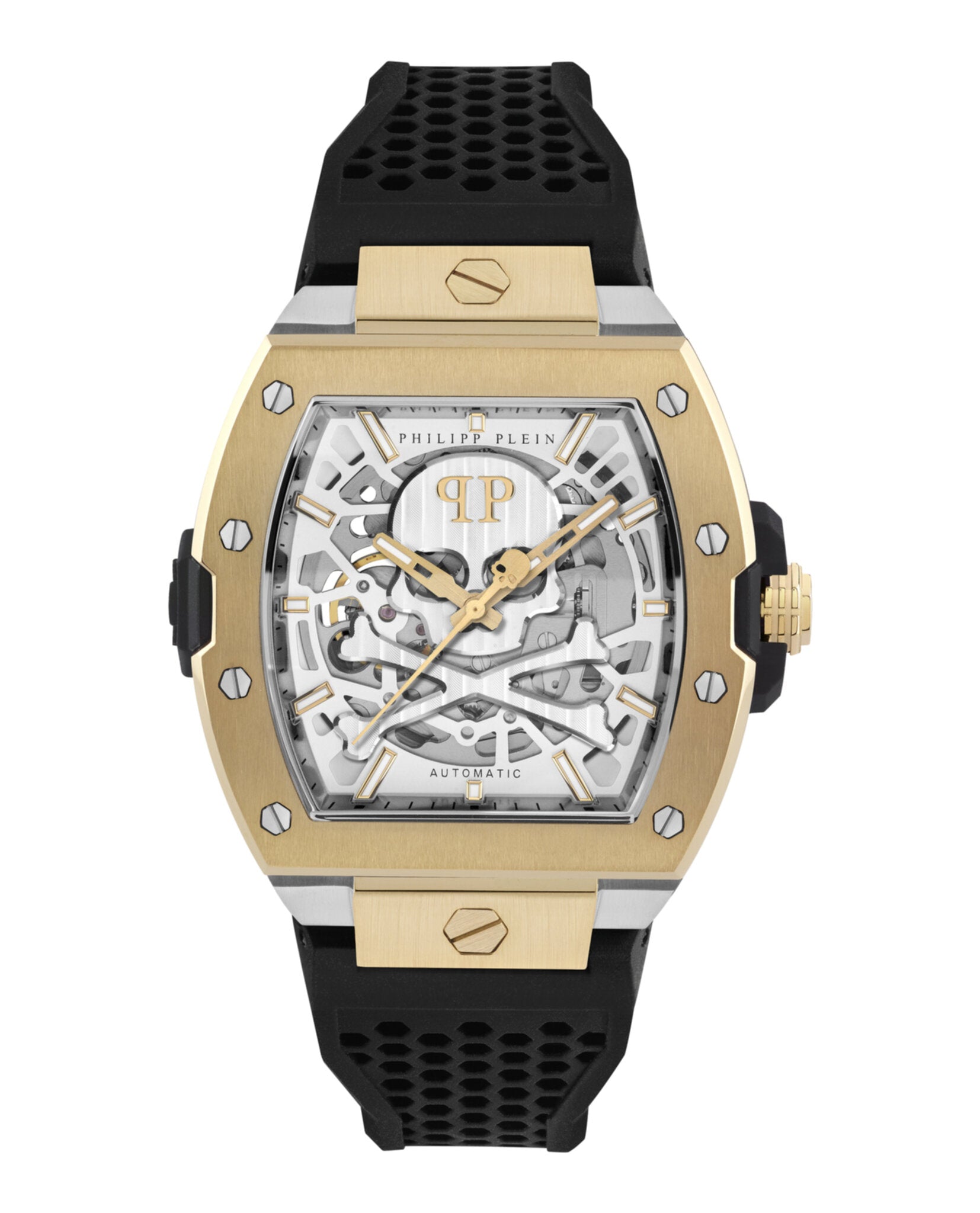 Philipp Plein The $keleton 2.0 Automatic Watch Two Tone Watches - Tophatter Daily Deals