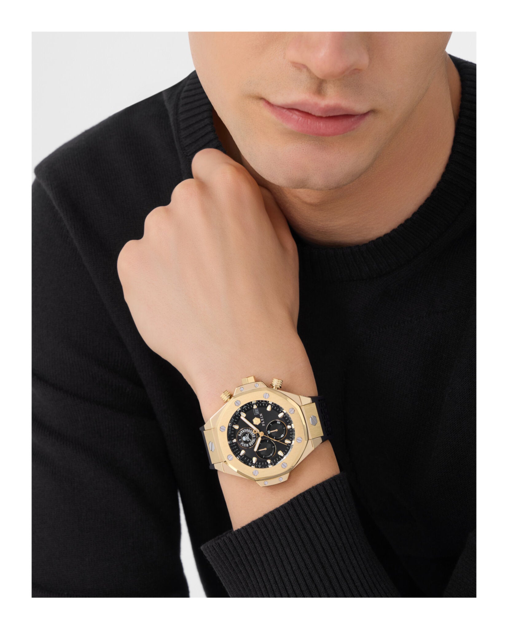 Philipp Plein Plein Chrono Royal Silicone Watch Watches - Tophatter Daily Deals