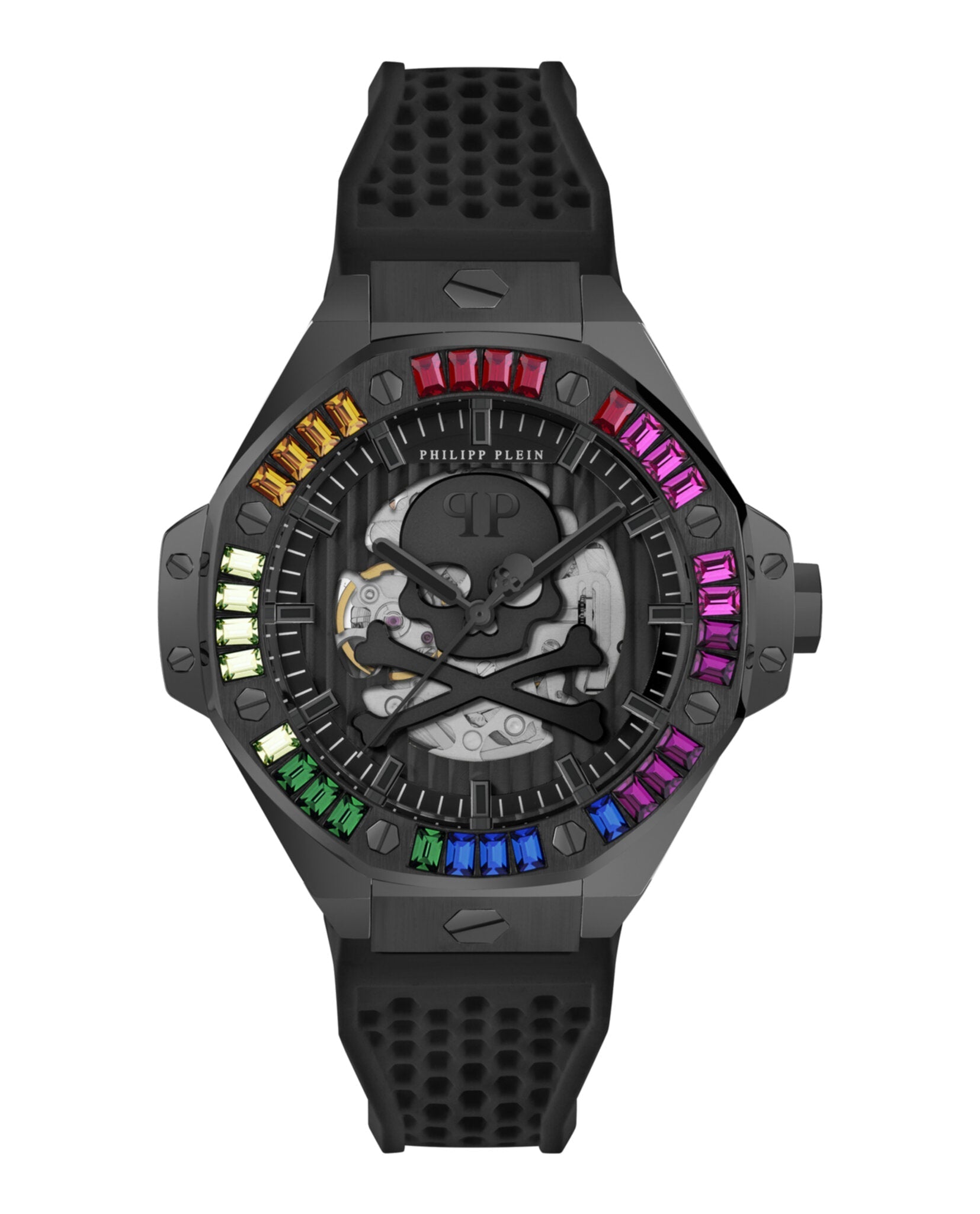 Philipp Plein Plein $keleton Royal Automatic Watch Black Watches - Tophatter Daily Deals