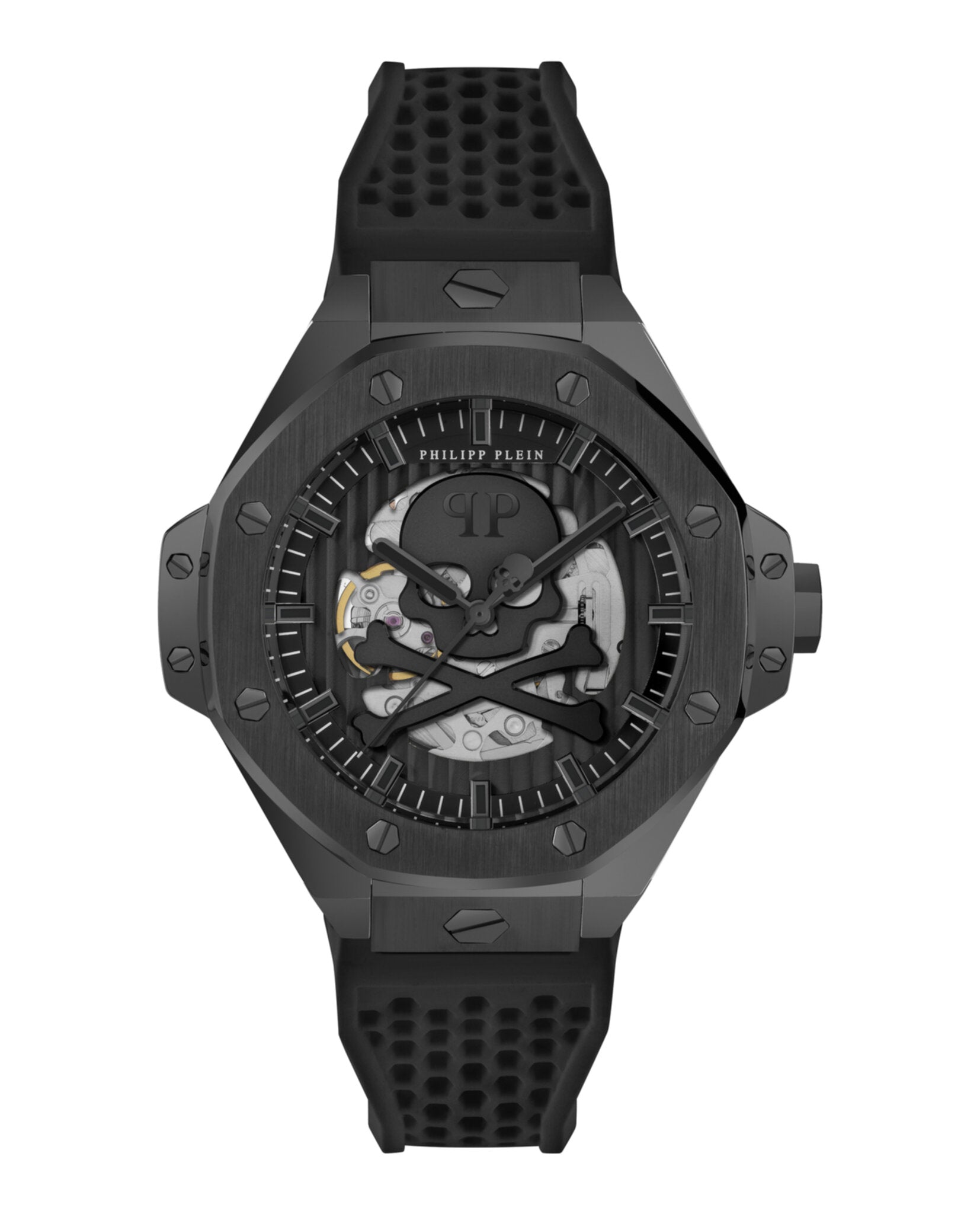 Philipp Plein Plein $keleton Royal Automatic Watch Black Watches - Tophatter Daily Deals