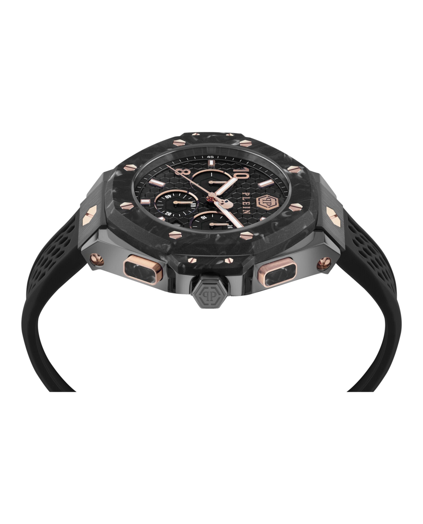 Philipp Plein Plein Chrono Royal Silicone Watch Watches - Tophatter Daily Deals