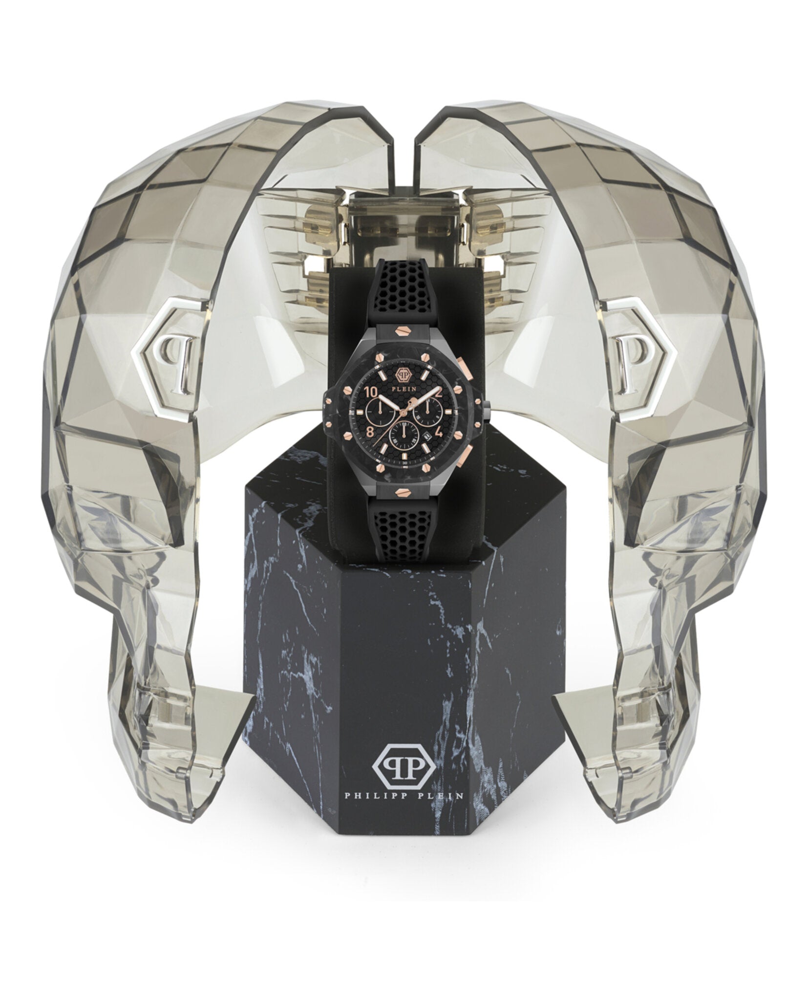 Philipp Plein Plein Chrono Royal Silicone Watch Watches - Tophatter Daily Deals