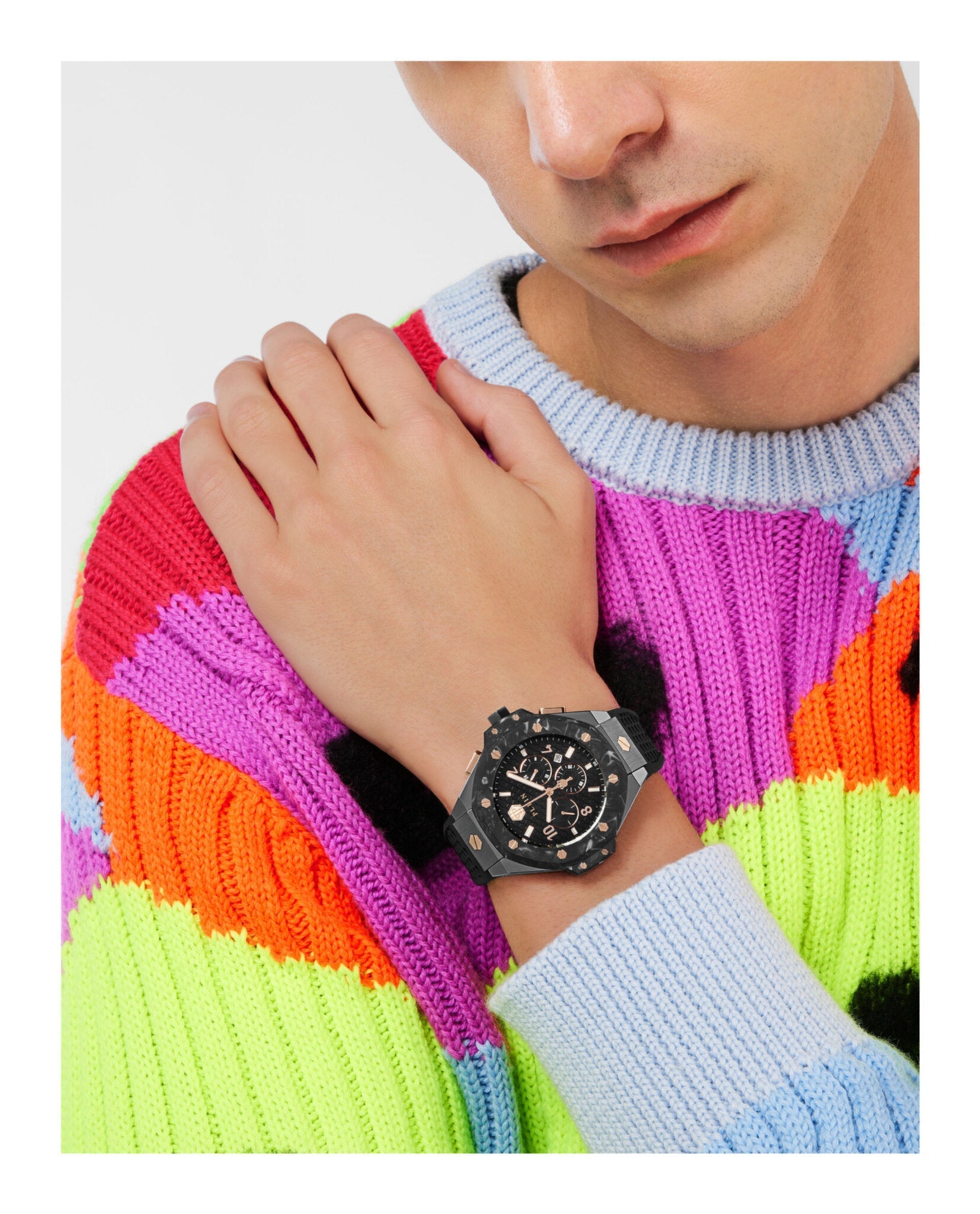 Philipp Plein Plein Chrono Royal Silicone Watch Watches - Tophatter Daily Deals