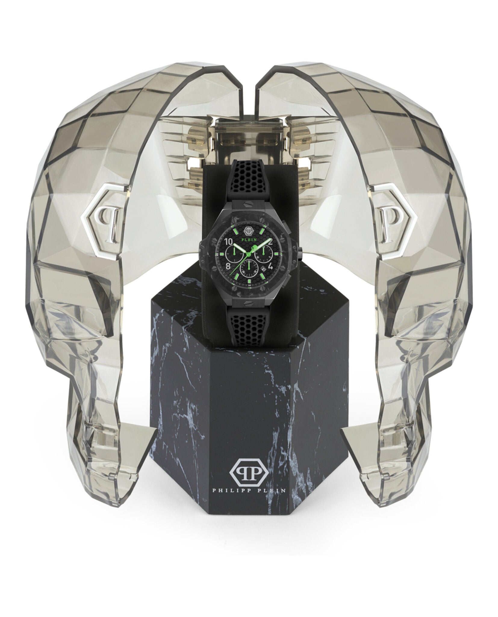 Philipp Plein Plein Chrono Royal Silicone Watch Watches - Tophatter Daily Deals