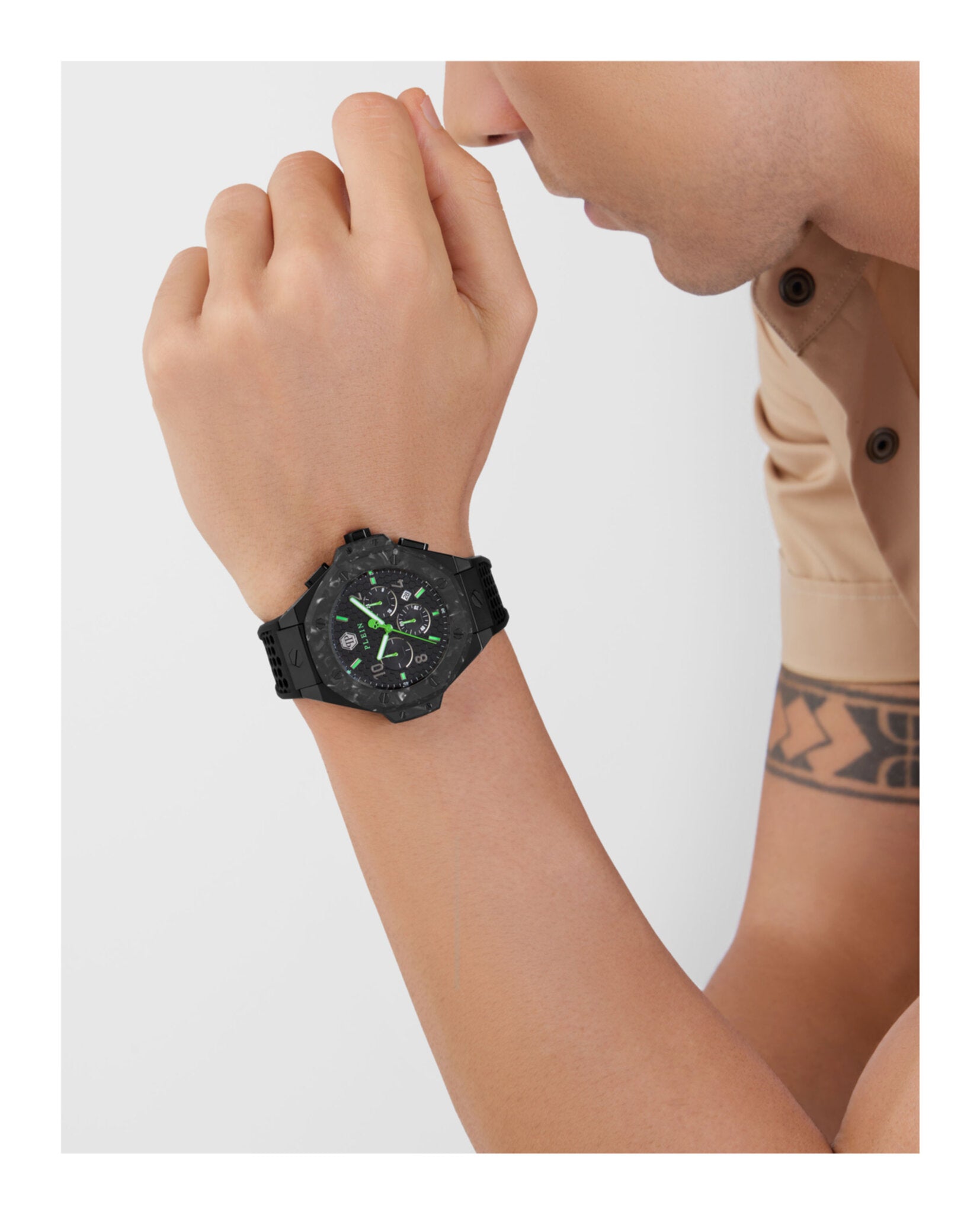 Philipp Plein Plein Chrono Royal Silicone Watch Watches - Tophatter Daily Deals