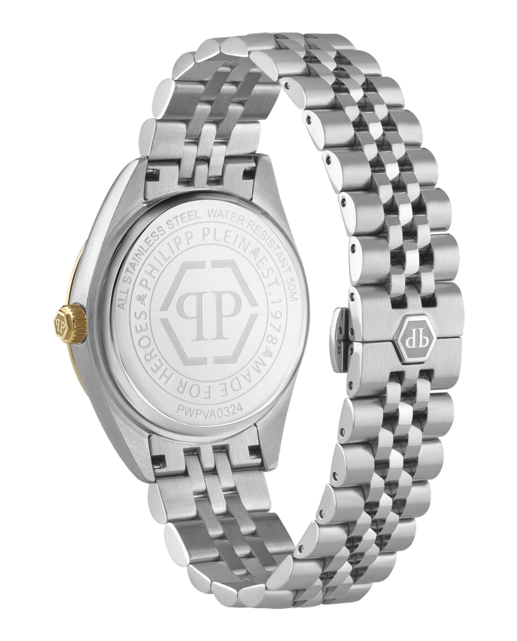 Philipp Plein Date Superlative Crystal Watch Watches - Tophatter Daily Deals