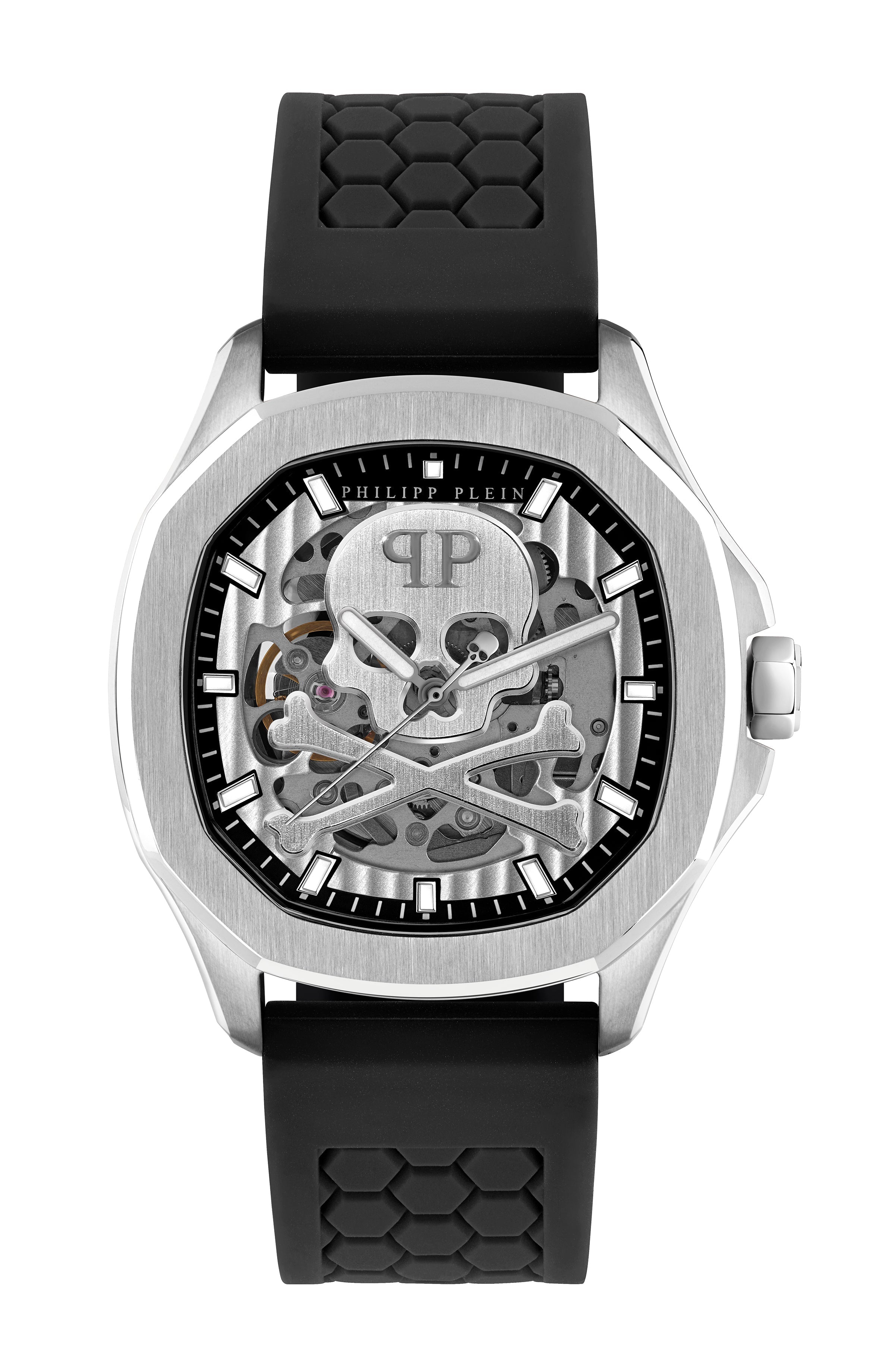 Philipp Plein $keleton $pectre Automatic Watch Stainless Steel Watches - Tophatter Daily Deals
