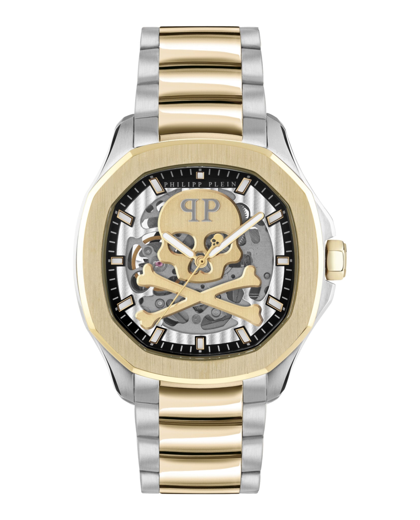 Philipp Plein $keleton $pectre Automatic Watch Two Tone Watches - Tophatter Daily Deals