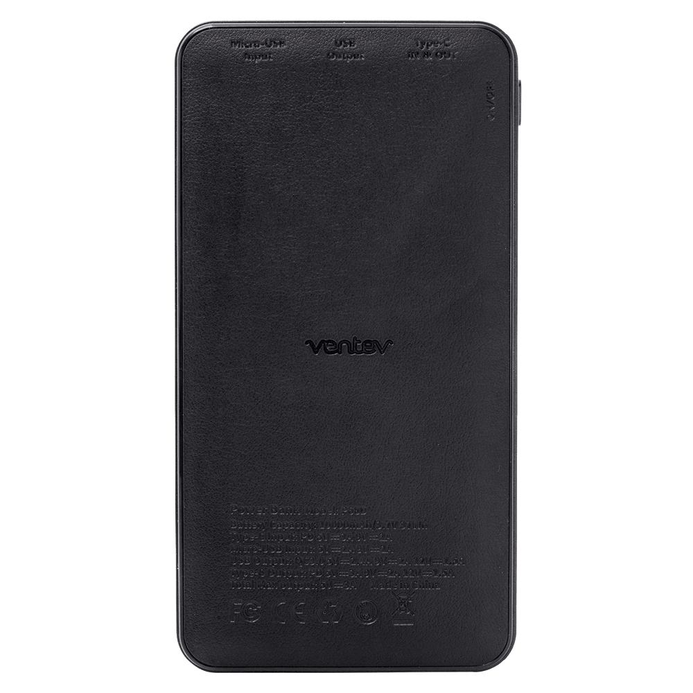 Ventev Portable Battery PD 10,000 mAh - Gray Power Banks - Tophatter Daily Deals