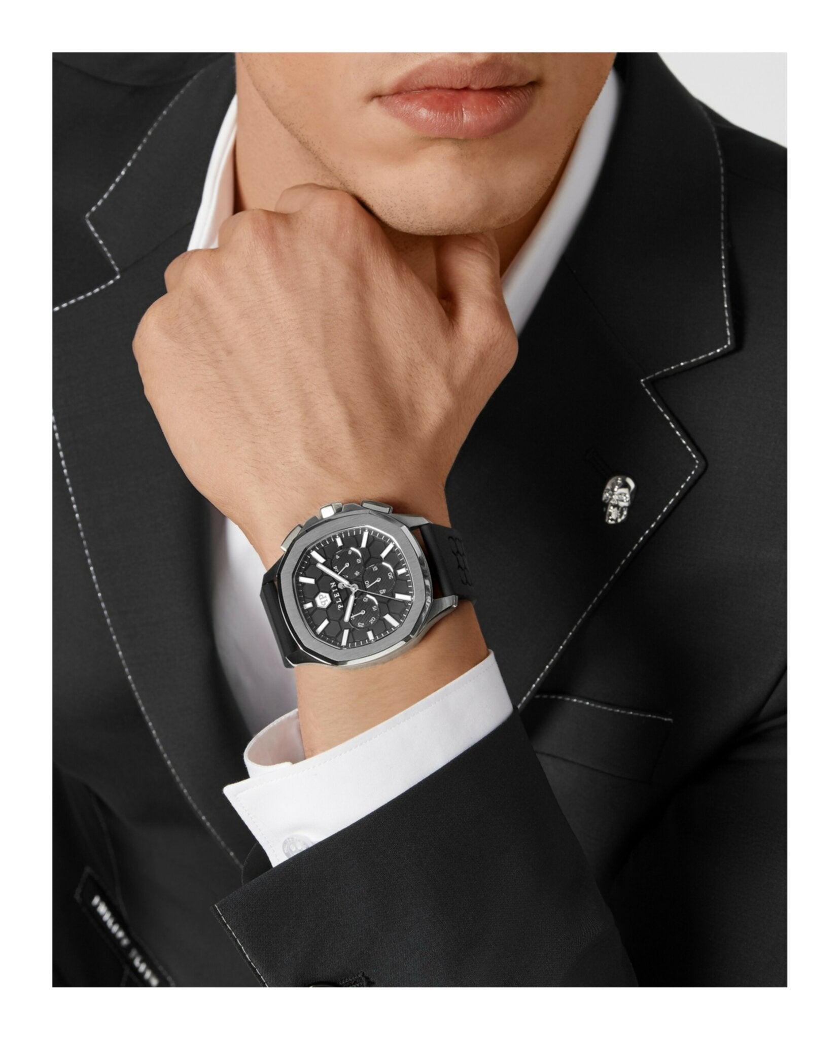 Philipp Plein $pectre Chrono Silicone Watch Watches - Tophatter Daily Deals