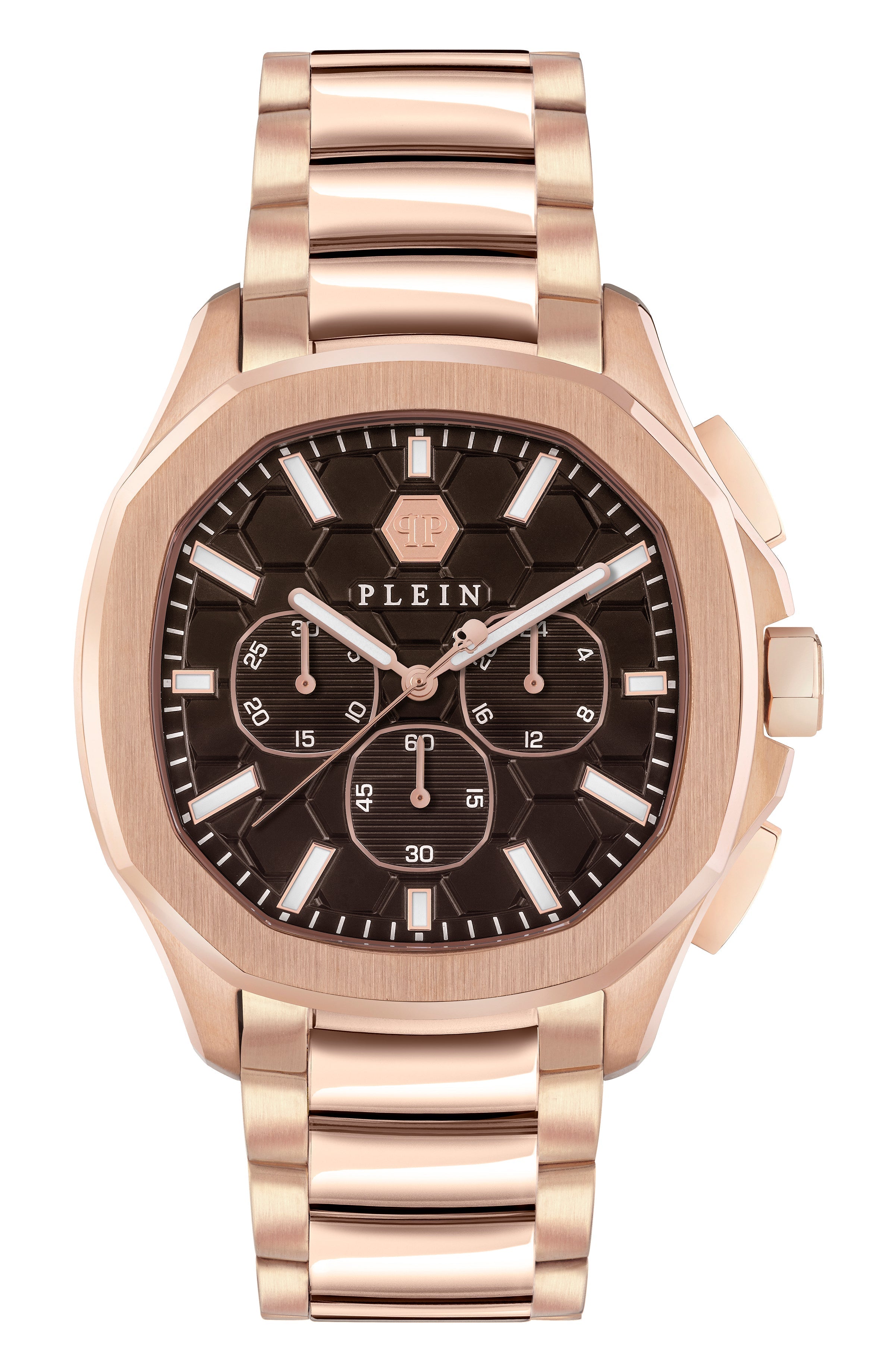 Philipp Plein $pectre Chrono Bracelet Watch Rosegold Watches - Tophatter Daily Deals