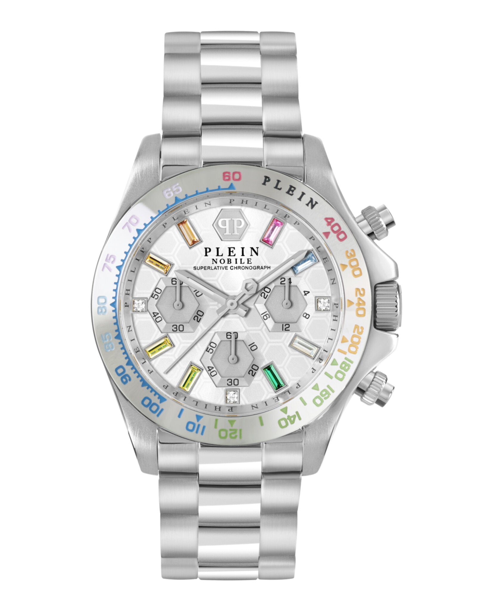 Philipp Plein Nobile Lady Chronograph Watch Stainless Steel Watches - Tophatter Daily Deals