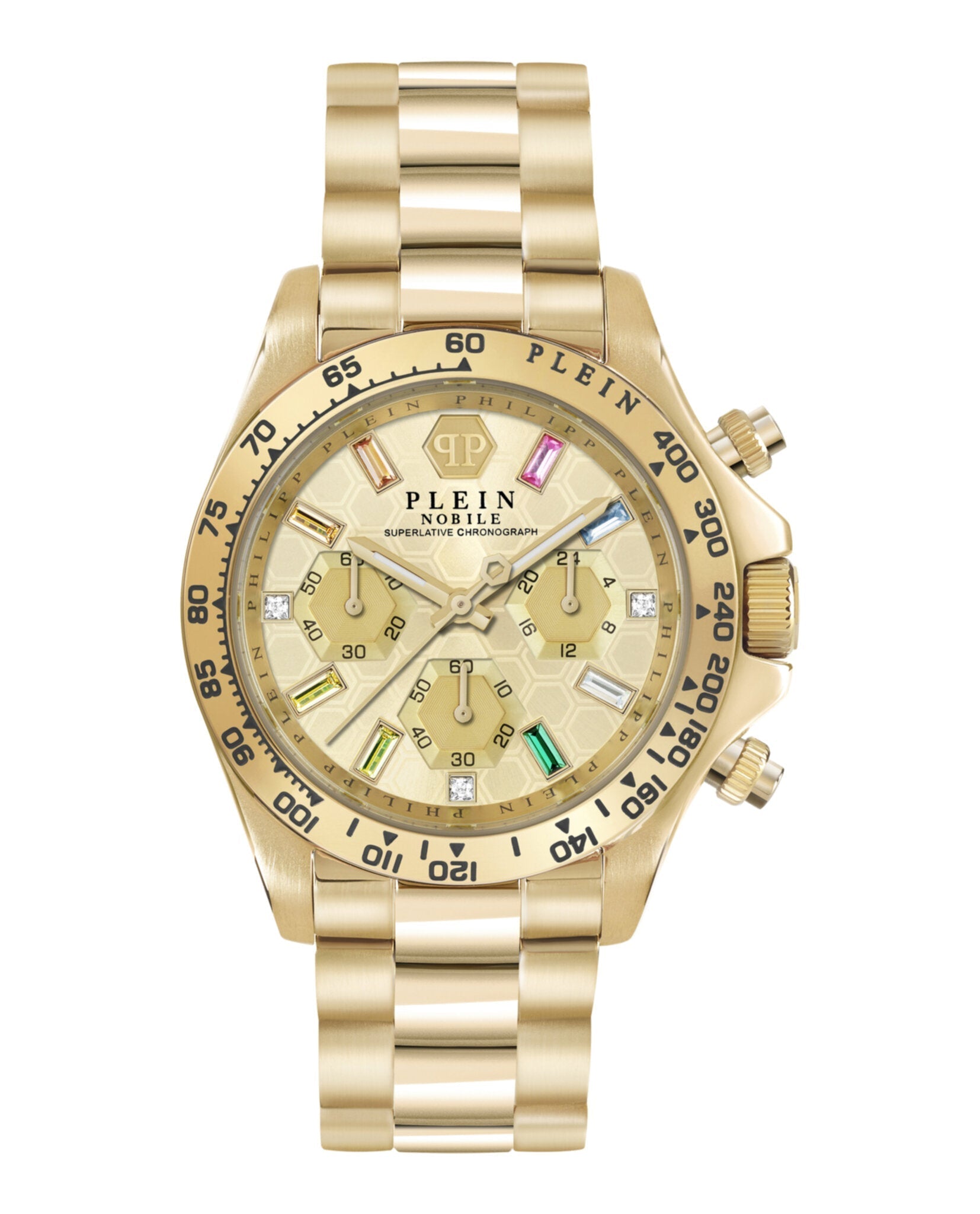 Philipp Plein Nobile Lady Chronograph Watch Gold Watches - Tophatter Daily Deals