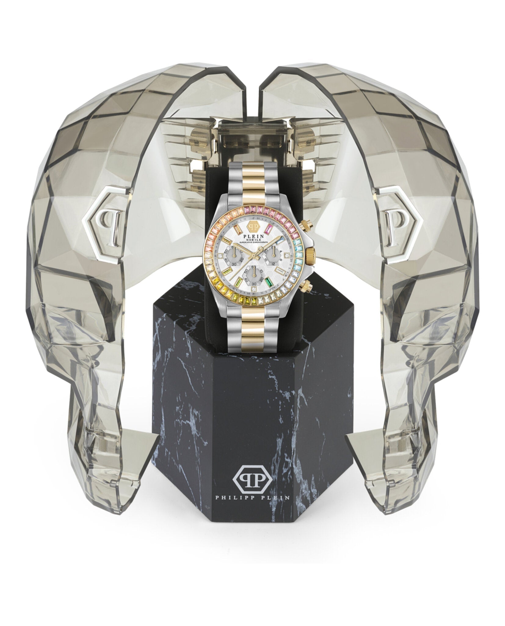 Philipp Plein Nobile Lady Crystal Watch Watches - Tophatter Daily Deals