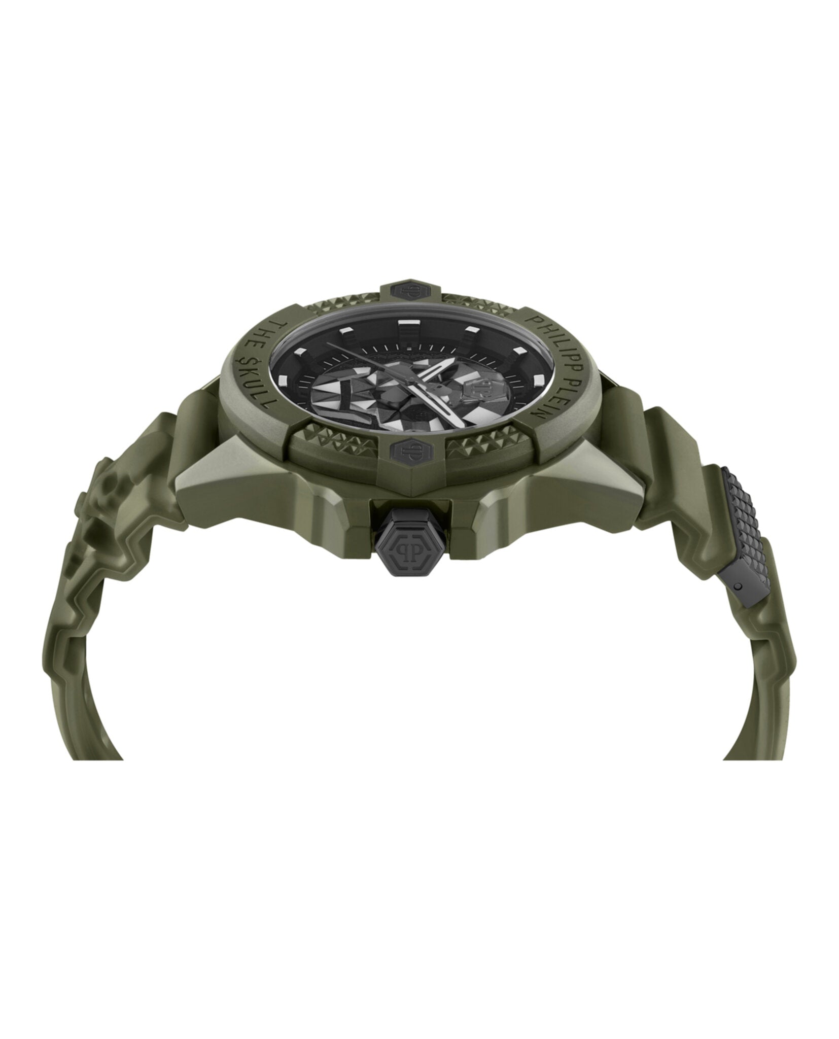 Philipp Plein The $kull Ecoceramic Silicone Watch Watches - Tophatter Daily Deals
