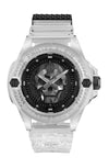 Philipp Plein The $Kull Synthetic Silicone Watch TRANSPARENT Watches - Tophatter Daily Deals