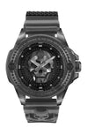 Philipp Plein The $Kull Synthetic Silicone Watch GREY Watches - Tophatter Daily Deals