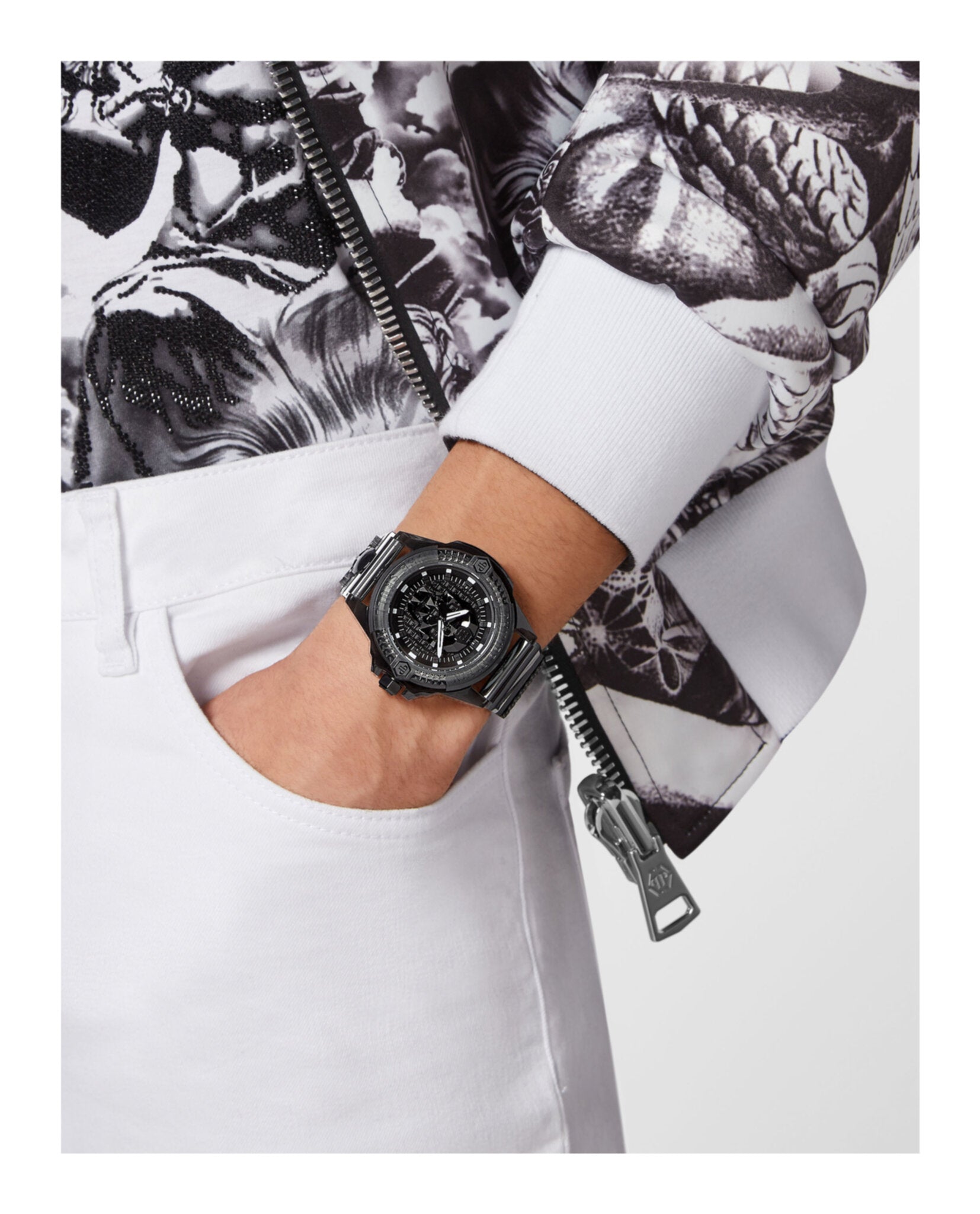 Philipp Plein The $Kull Synthetic Silicone Watch Watches - Tophatter Daily Deals