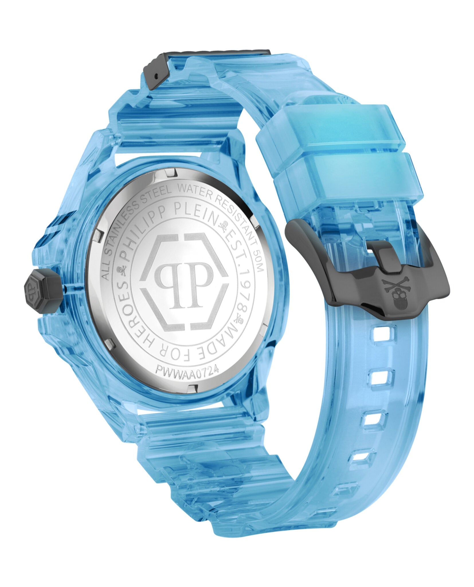 Philipp Plein The $kull Scuba Duba Edition Silicone Watch Watches - Tophatter Daily Deals