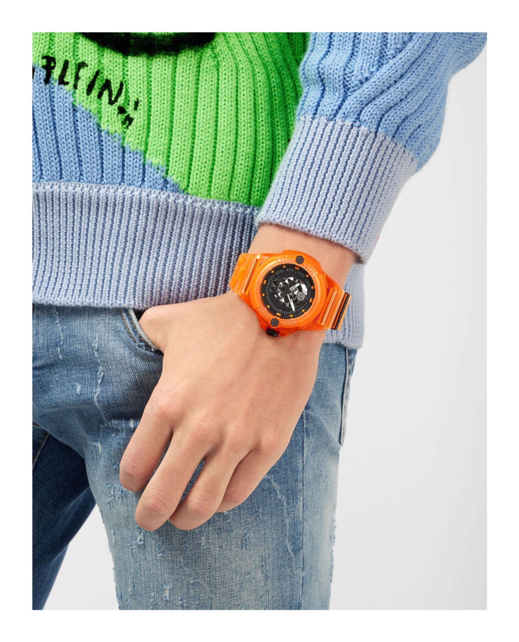 Philipp Plein The $kull Scuba Duba Edition Silicone Watch Watches - Tophatter Daily Deals