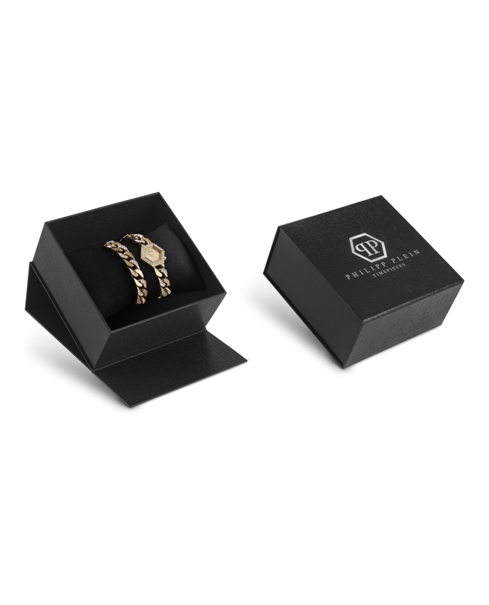 Philipp Plein The Hexagon Groumette Crystal Watch Watches - Tophatter Daily Deals