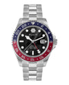 Philipp Plein GMT-I Challenger Bracelet Watch Stainless Steel Watches - Tophatter Daily Deals