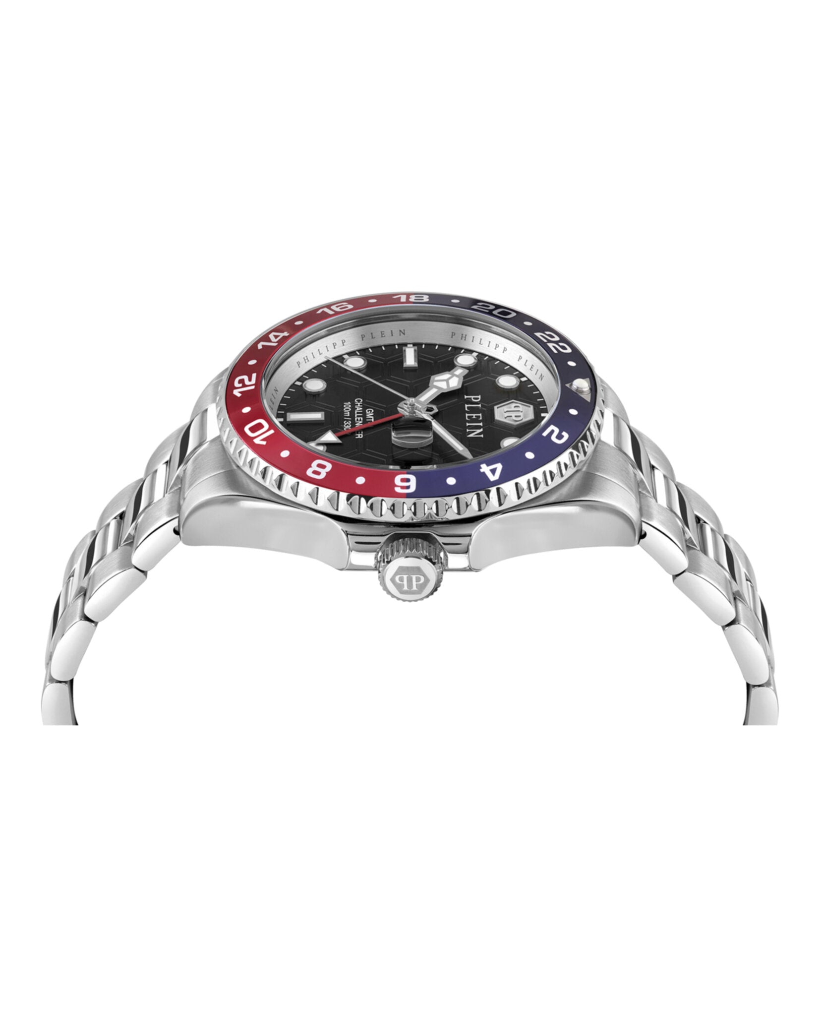 Philipp Plein GMT-I Challenger Bracelet Watch Watches - Tophatter Daily Deals