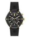 Philipp Plein The Hexagon Chrono Silicone Watch Black Watches - Tophatter Daily Deals