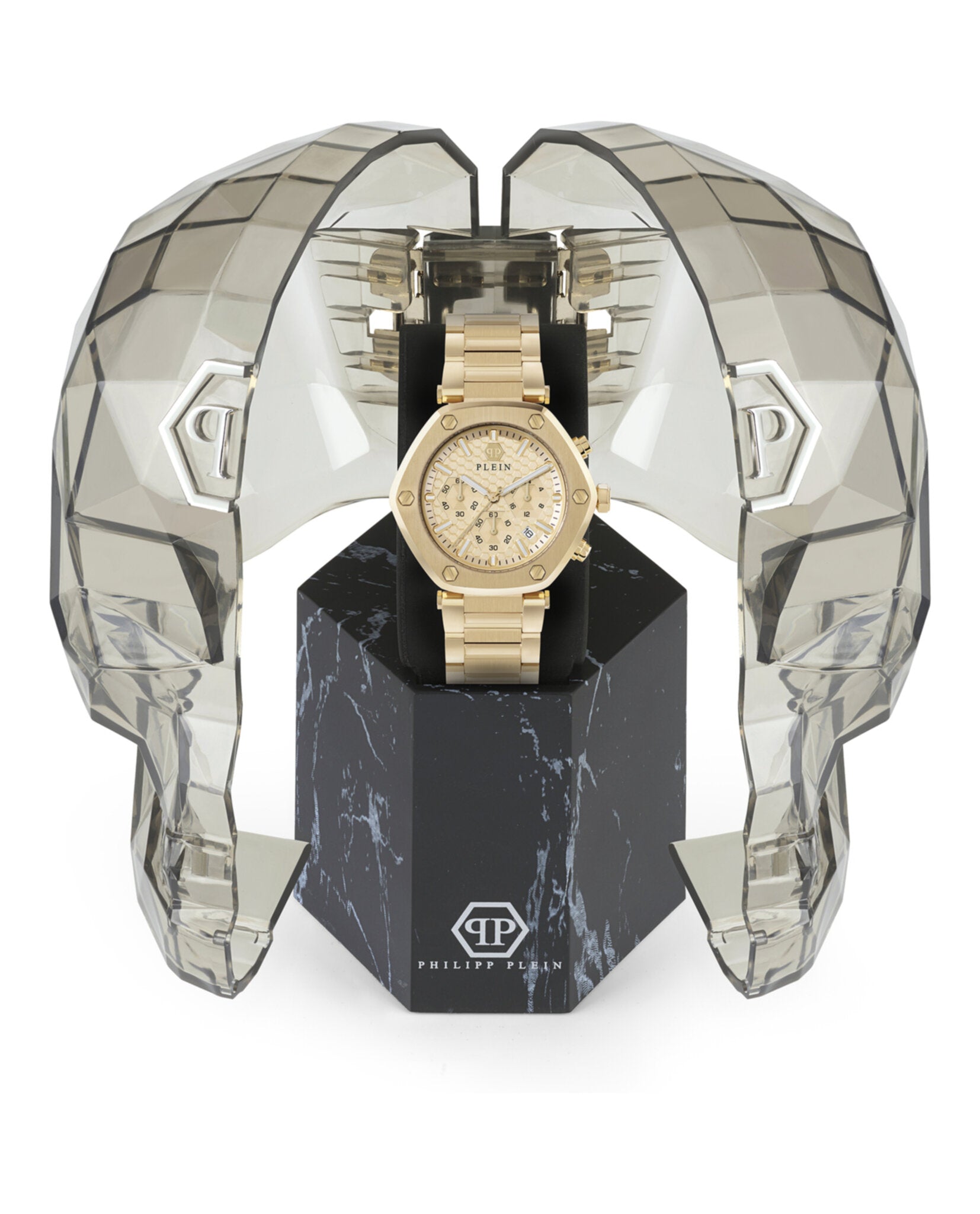 Philipp Plein The Hexagon Chrono Bracelet Watch Watches - Tophatter Daily Deals