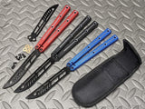 TheONE Channel Balisong KRAKEN clone w/ Black Hardware - Trainer INKED Knife-Balisong - Tophatter Daily Deals