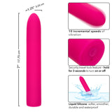 Classic Chic Standard Pink Liquid Silicone Massager with 10 Speeds and Charging > Vibrators > Standard Vibrators - Tophatter Daily Deals