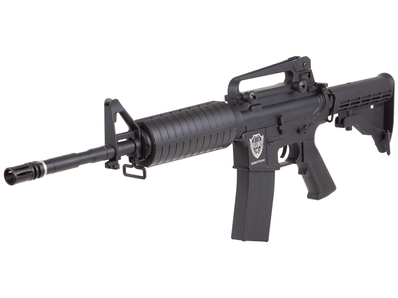HellBoy .177 CO2 BB Tactical Air Rifle, Black - Tophatter Daily Deals