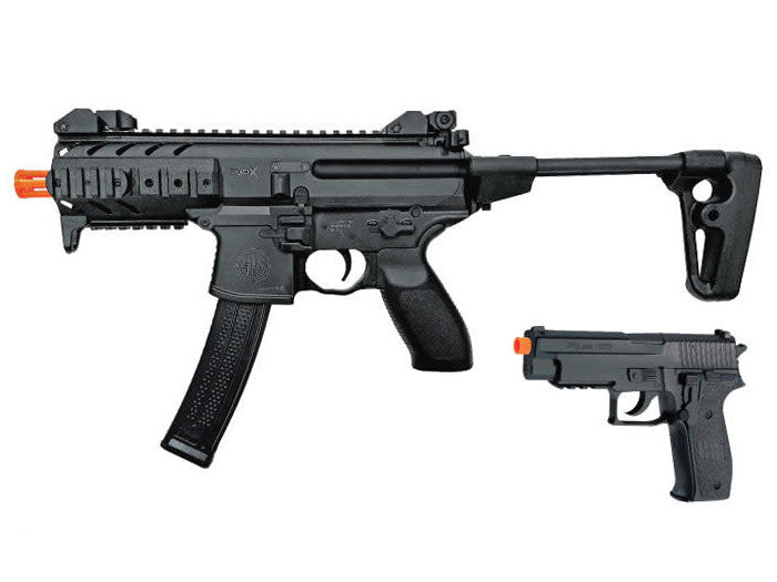 SIG Sauer Spring Airsoft Kit, MPX Rifle & P226 Pistol - Tophatter Daily Deals