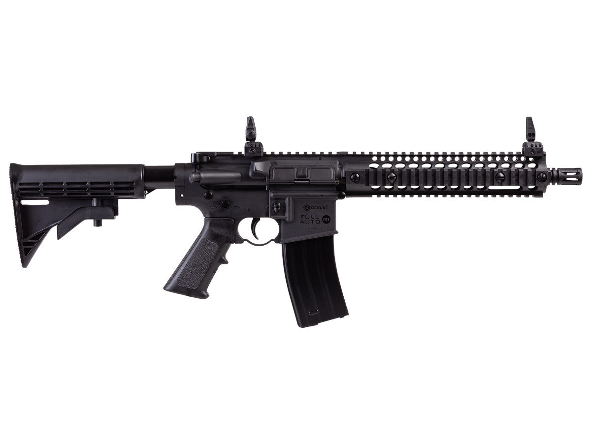 Crosman R1 Full Auto BB Air Rifle, Black - Tophatter Daily Deals
