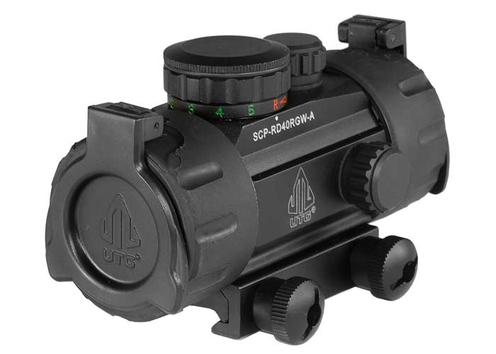 UTG 30mm Red/Green Dot Sight, Integral Picatinny Mounting Deck - Tophatter Daily Deals
