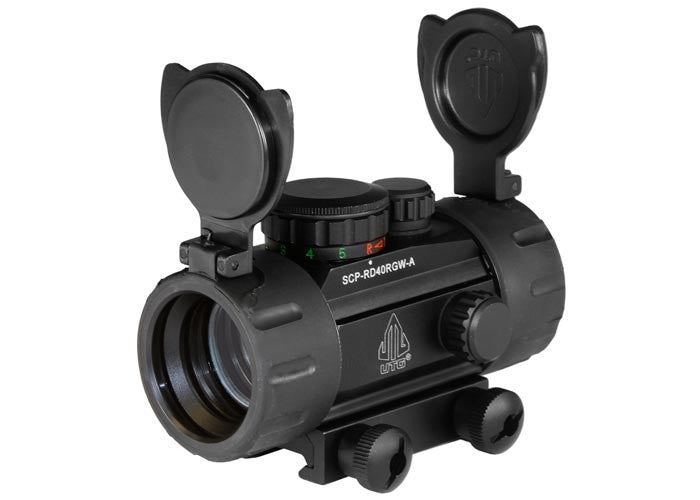 UTG 30mm Red/Green Dot Sight, Integral Picatinny Mounting Deck - Tophatter Daily Deals