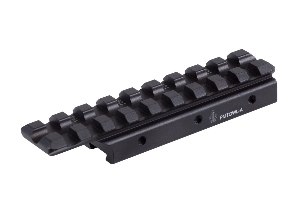 UTG New Gen Dovetail-to-Picatinny/Weaver Adapter, Recoil Resistant Stop Pin - Tophatter Daily Deals
