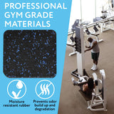Rubber Mat for Treadmill - Katai - 6 Pack Treadmill Pads for Hardwood Floors and Carpet Protection - Exercise Equipment Mat made from High Density Exercise & Fitness - Tophatter Daily Deals