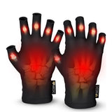 Compression Gloves for Arthritis - Fingerless Pain Relief Arthritic Hands Rheumatoid Anti Arthritis Elastic Gloves Gloves - Tophatter Daily Deals