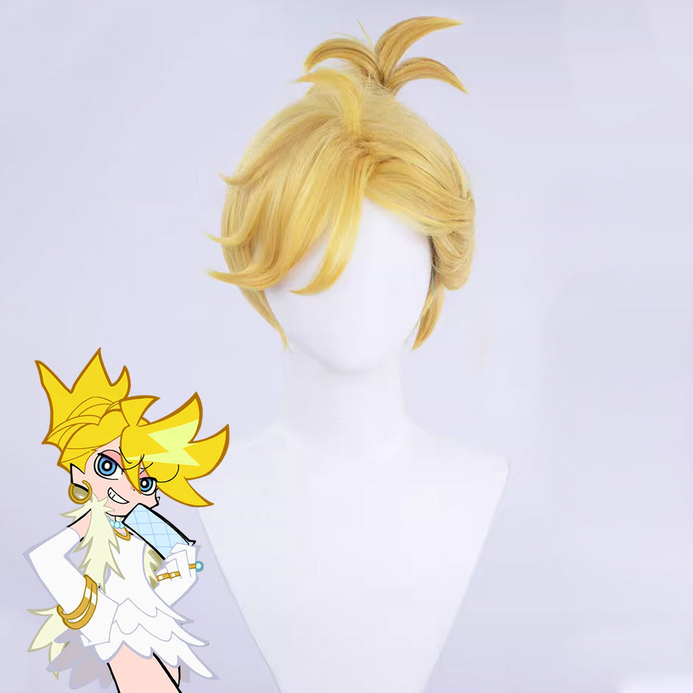 Panty And Stocking With Garterbelt Anarchy Panty Gold Cosplay Wig Wig - Tophatter Daily Deals