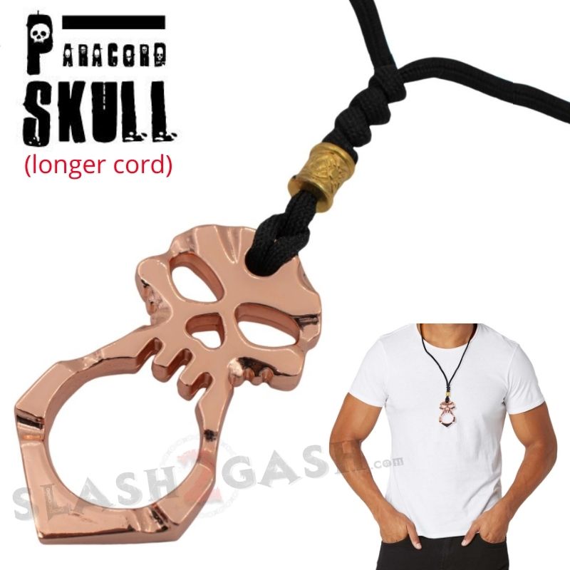 One Finger Skull Knuckle Paracord Self Defense Keychain - 9 Colors SD-KeyChain - Tophatter Daily Deals